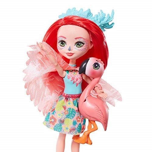 Enchantimals GFN42 Fanci Flamingo Doll (6-in) & Swash Animal Friend Figure, Mult Carousel 2