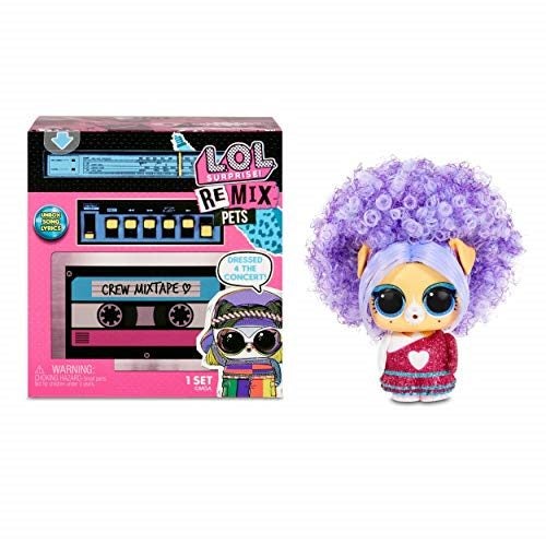LOL Surprise Remix Pets Collectable 9 Surprises with Real Hair, Accessories and Carousel 1