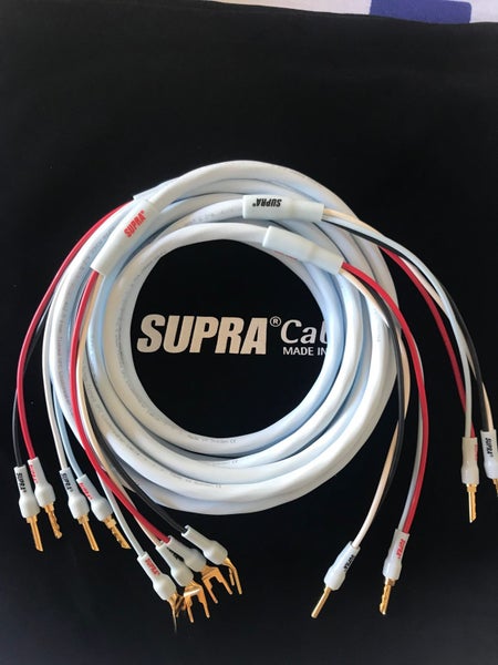 SUPRA RONDO COMBICON 4 X 2.5mm BI-WIRE SPEAKER CABLE - 2 MTR PAIR Carousel 2
