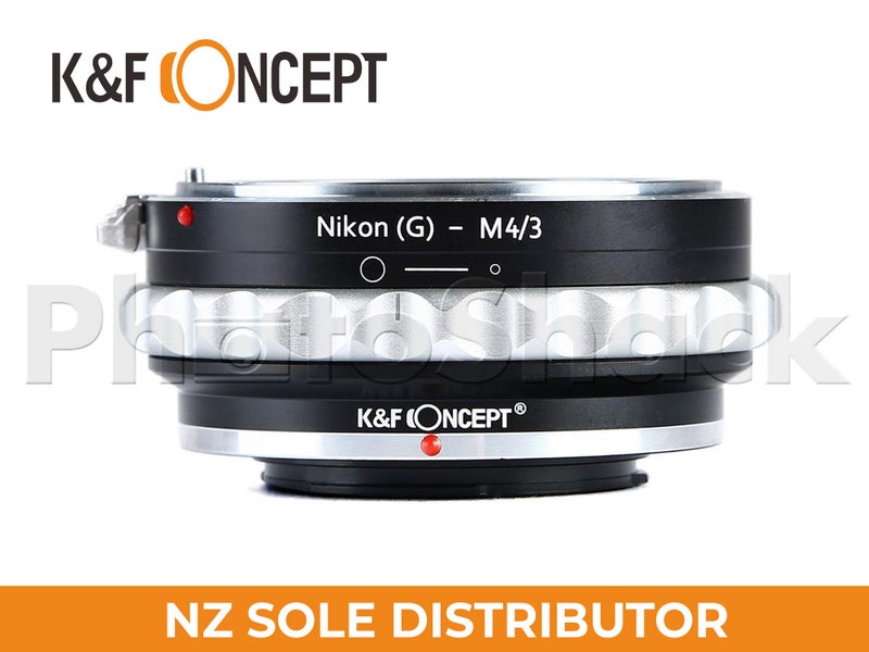 K&F Concept Nikon G/F/AI/AIS/D Lenses to M43 MFT Mount Camera Adapter Carousel 1