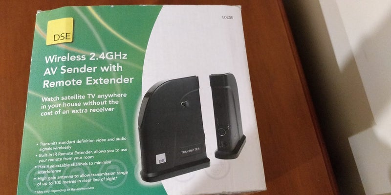DSE Wireless 2.4GHz AV sender with Remote extender Carousel 3