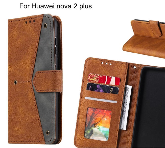Huawei nova 2 plus Case Wallet Denim Leather Case Cover Carousel 1
