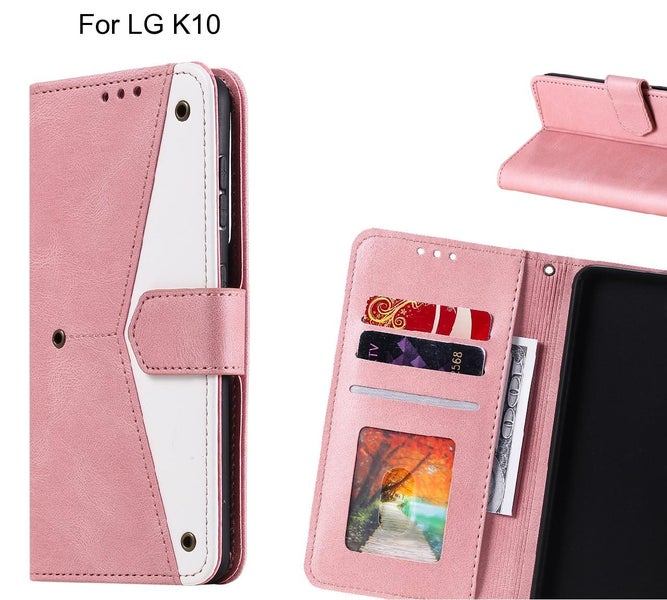 LG K10 Case Wallet Denim Leather Case Cover Carousel 1