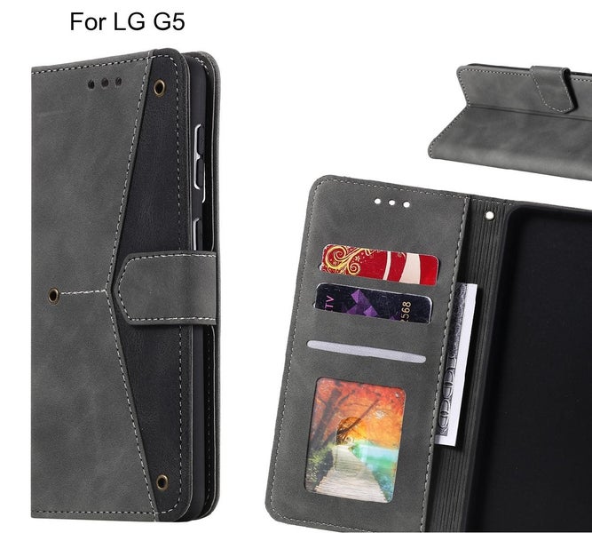 LG G5 Case Wallet Denim Leather Case Cover Carousel 1
