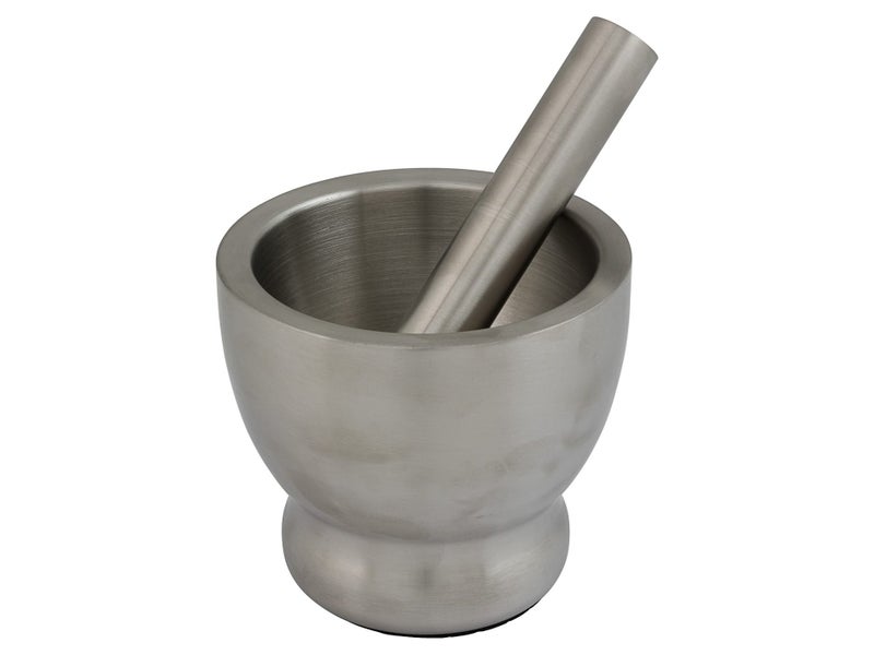 Stainless Steel Mortar and Pestle 12.5cm with Silicone Guard Carousel 1
