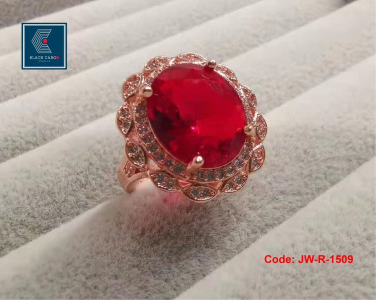 Brand New Vintage Rose Gold Ruby Diamonds Ring Jewellery*Hot SALE Carousel 1
