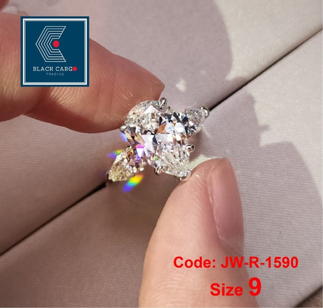 Moissanite Diamond Ring Gold Eternity Ring Jewellery *Local Buy* Carousel 1