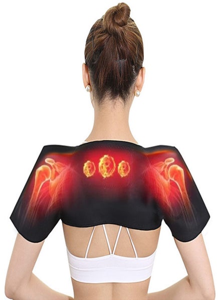 Self-heating shoulder pad supports Size Medium 40CM (14 Magnets)62866850834561110