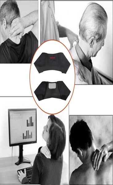 Self-heating shoulder pad supports Size Medium 40CM (14 Magnets)62866850834561113