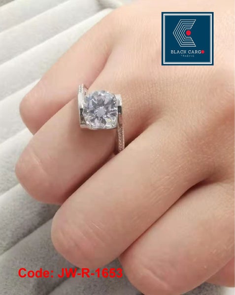 Diamonds Ring 18KGP White Gold Eternity Ring Jewellery *Local Clearance* Carousel 1