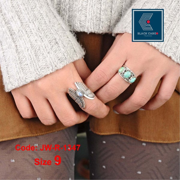 Rainbow Moonstone Silver Ring Angel Ring Jewellery *Local STOCK NOW* Carousel 2