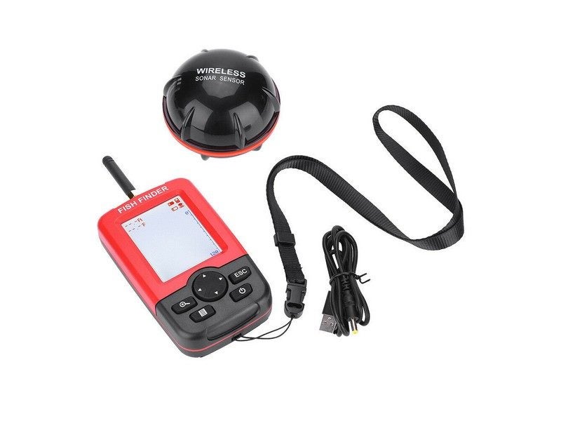 Sonar Fish Finder Wireless Fish Finder Alarm Ocean Rock Fishing for Boat Fishing Carousel 2