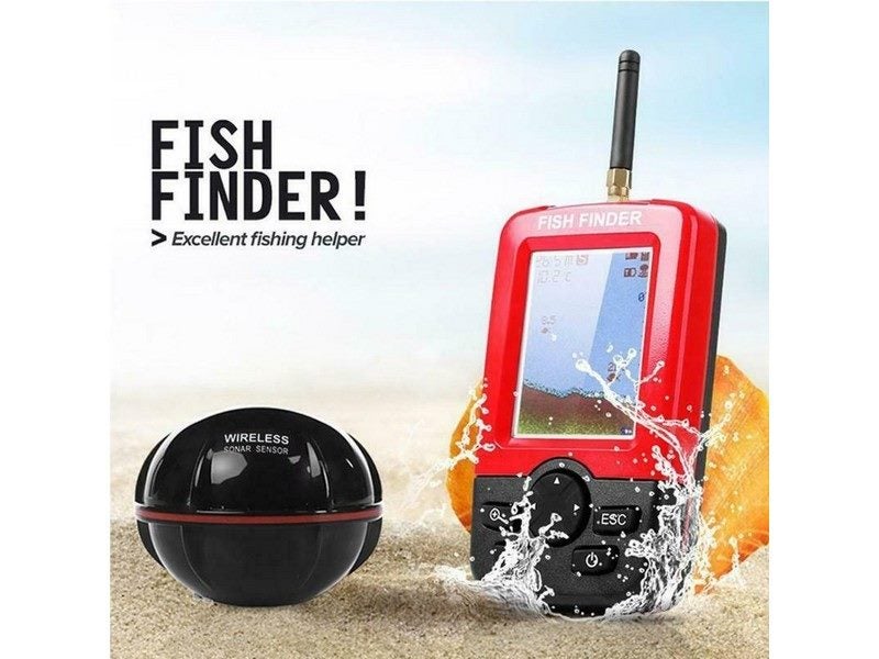 Sonar Fish Finder Wireless Fish Finder Alarm Ocean Rock Fishing for Boat Fishing Carousel 1