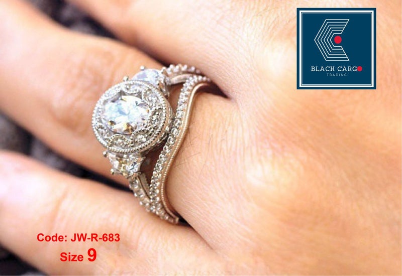 2Pcs Engagement Diamond Rings Engagement Ring Jewellery *Local Buy* Carousel 2