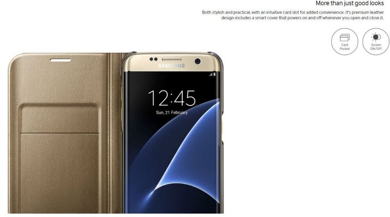 Samsung Galaxy S7 Edge LED Case GOLD Carousel 9