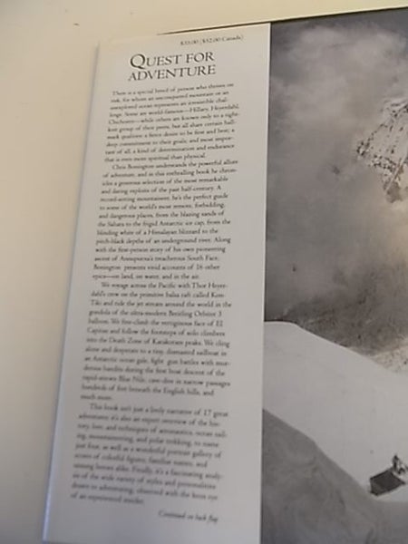 Quest for Adventure Ultimate Feats of Modern Exploration Chris Bonington Carousel 2