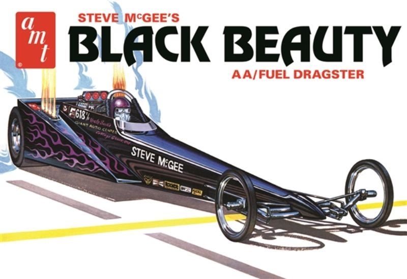 Plastic Kitset - 1/25 Black Beauty Wedge Dragster Carousel 1