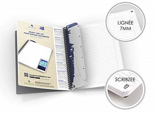 Oxford Office, A5 Notebook, Wirebound, Lined, 180 Page, Assorted Colours, Includ Carousel 8