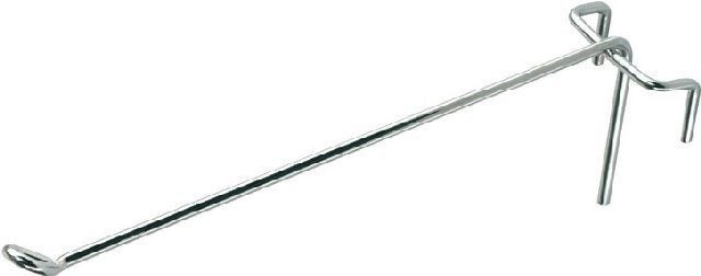 WGHOOK25 :: Proel Lead Display Stand Hook Chrome 25cm 12pcs Carousel 1