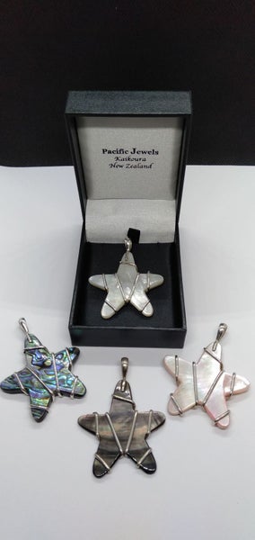 Shell Star Pendant 925 Carousel 1
