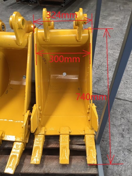 on sale - 300mm wide Bucket for Komatsu PC20R or similar Carousel 1