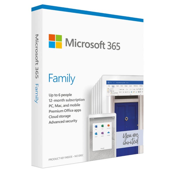 Microsoft 365 Family (Office) for 6 People (1-Year Subscription) Carousel 1
