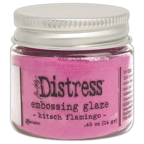 Ranger Ink Tim Holtz Distress Embossing Glaze Kitsch Flamingo Carousel 1