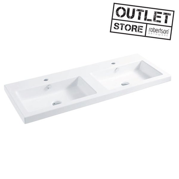DELETED LINE - BOX 1200 X 455 WASHBASIN DOUBLE BASIN 2 TAPHOLE WALL HUNG628638661529631115