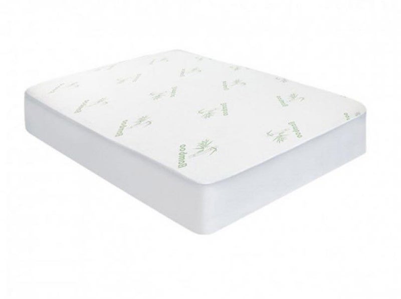 New Luxury Bamboo Comfortable Fully Fitted Bed Mattress Protector - Double Carousel 1