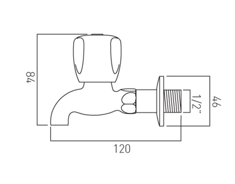 DELETED LINE - WARWICK WALL MOUNT TUB TAP 100X15MM CHROME Carousel 2