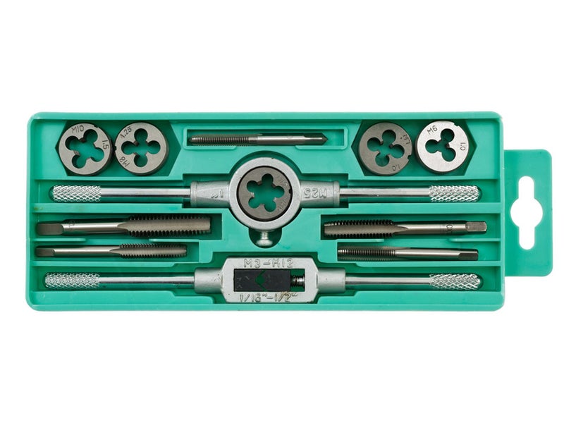 Tap and Die Metric Taps Dies 12pc Carousel 1