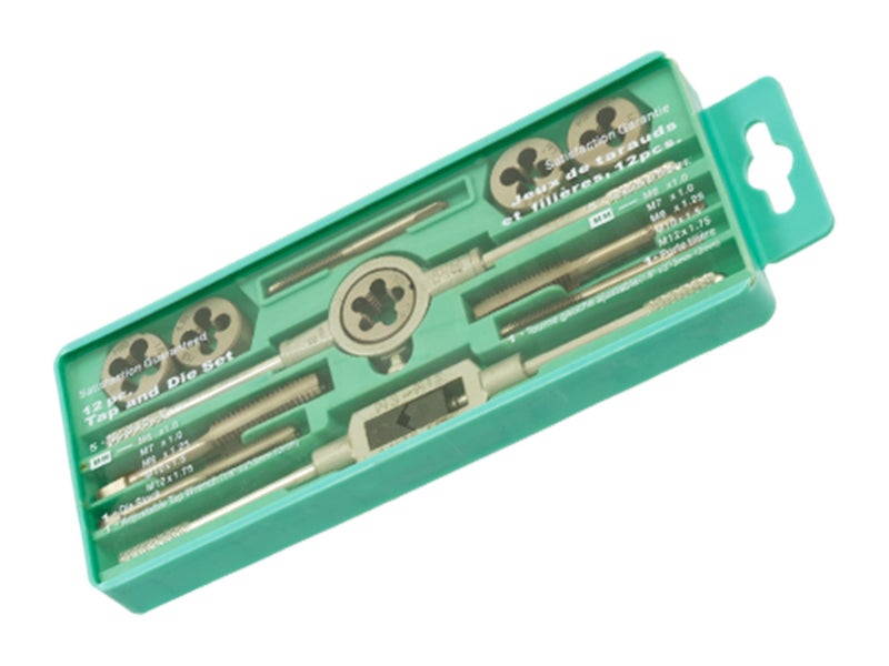 Tap and Die Metric Taps Dies 12pc Carousel 2