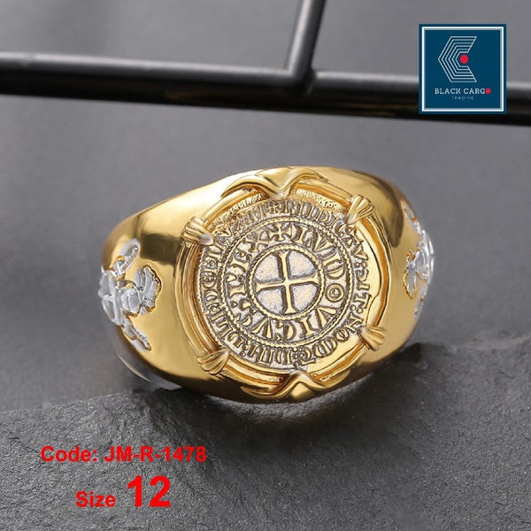 NEW new Men's Ring Gold Crusader Knight Sword Ring Jewellery *Sale NOW* Carousel 1