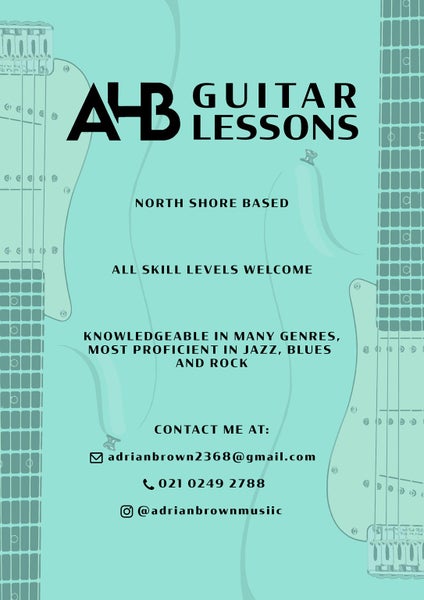 Guitar Tuition based in Auckland Carousel 3