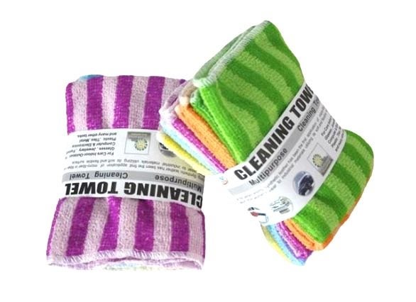5 Pack Microfibre Cloth Cleaning Towel / 5Pk Cleaning Rags / Polishing Cloth Carousel 1