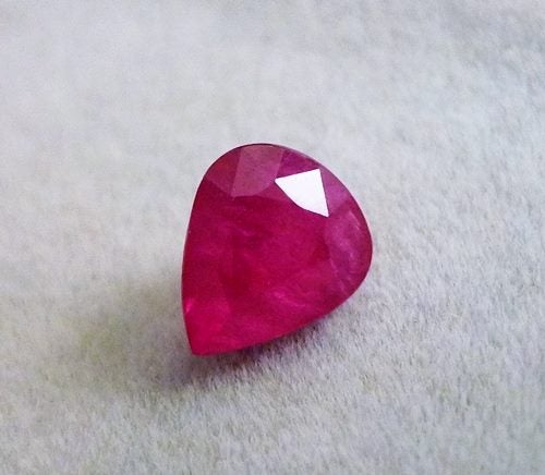 2.18CT GORGEOUS HUGE 100% NATURAL ROSE RED RUBY Carousel 1