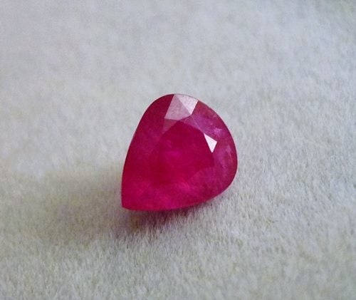 2.18CT GORGEOUS HUGE 100% NATURAL ROSE RED RUBY Carousel 2