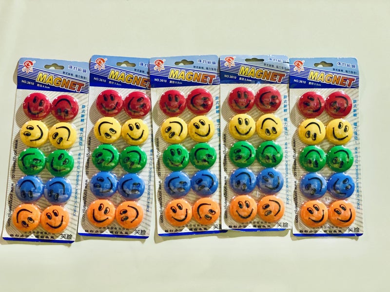 Whithboard Magnet Button x 5 Packs Carousel 1