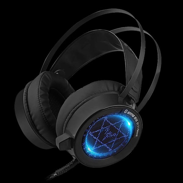 V1 7.1 Computer Laptop Gaming Headphone Luminous Metal Gaming Headset Carousel 3