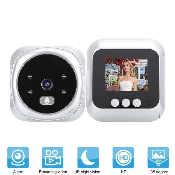 Door Video Viewer 2.4 Inch TFT LED Display Door Security Viewer for Home Office Carousel 1
