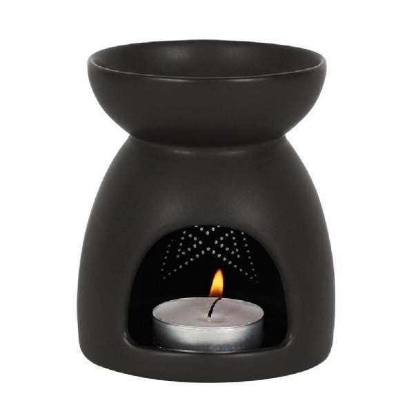 Oil Burner - Black Pentagram Cut Out Oil Burner Carousel 2