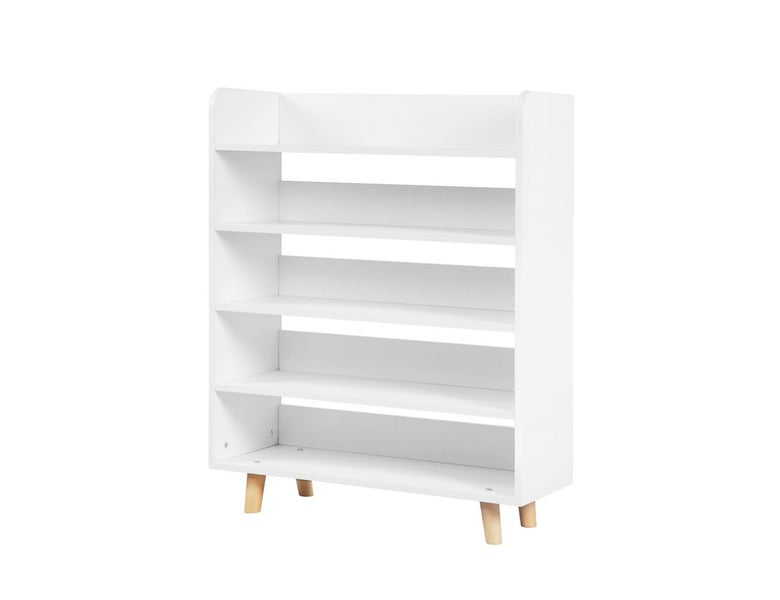 Nordic Style Shoe Storage Shelf - White Carousel 1