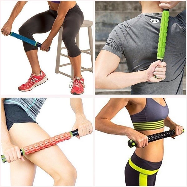 Muscle Roller Stick Roll Massage Tool For Sore Tight Muscles Cramps Blue Carousel 6