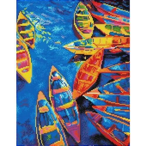 Diamond Dotz Diamond Art Kit - Blue Bay Carousel 1