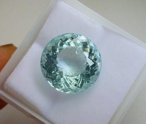 9.48CT GORGEOUS BIG ROUND SKY BLUE 100% NATURAL AQUAMARINE Carousel 6