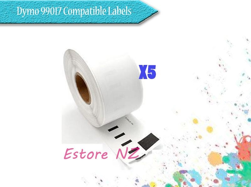 New Dymo 99017 Compatible Labels 51x12.5mm___X5 on Afterpay Carousel 1