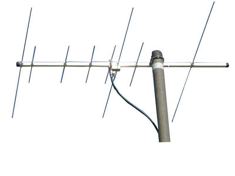 TECHOMAN VHF / UHF Base Ham Yagi Directional Antenna - 144 MHz 430 MHz Bands Carousel 1