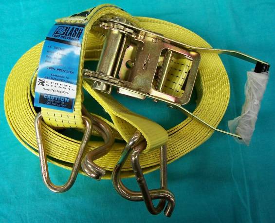 Ratchet Tie Down 2500kg Certified H/Duty Carousel 1