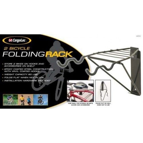 Bicycle Folding Rack - Holds 2 Bikes #32519 Cargoloc Carousel 2