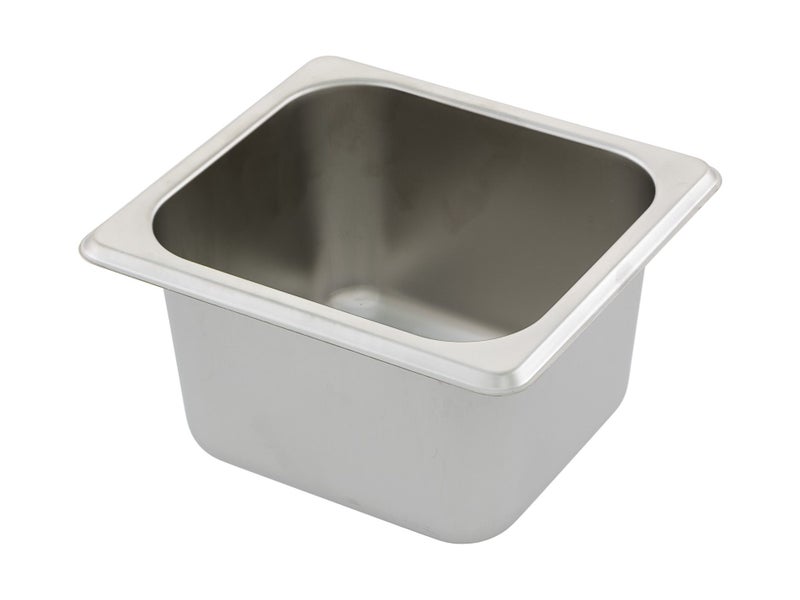 1/6 Gastronorm Steam Pan 100mm Stainless Steel Dish Carousel 1